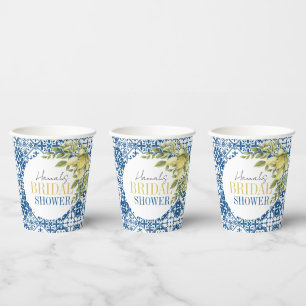 La dolce Vita Italian Bridal Shower Paper Cups