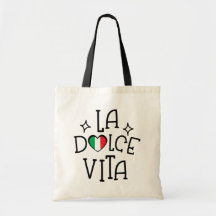 La Dolce Vita Italian Flag Heart