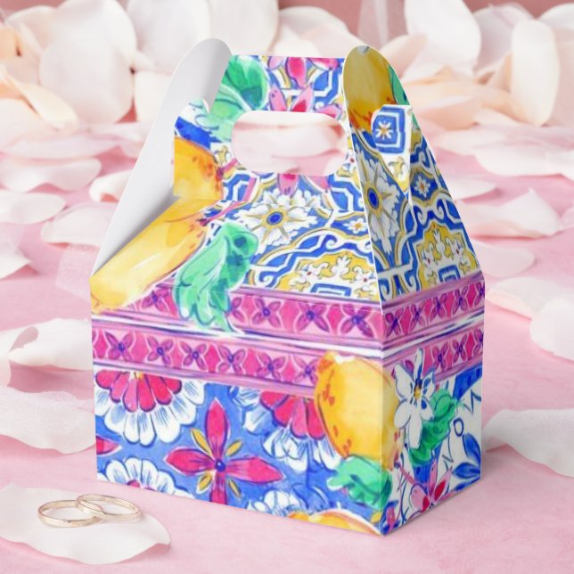 La Dolce Vita Italian Lemon Favour Box (Wedding)