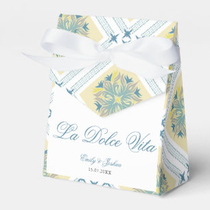 La Dolce Vita Italian Lemon Wedding Favour Box