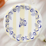 La Dolce Vita Italian Lemon Yellow Bridal Shower Paper Plate<br><div class="desc">Add a touch of elegance to your bridal shower with our La Dolce Vita Italian Lemon Yellow Napkins. Featuring a charming lemon-inspired design with vibrant yellow accents, these plates bring a fresh, sophisticated vibe to your celebration. Perfectly suited for Italian-themed events, they combine style and practicality to enhance your décor....</div>