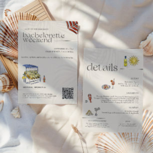 La Dolce Vita   Italian Summer Bachelorette  Invitation