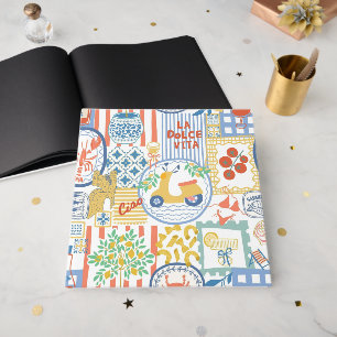 La Dolce Vita Italian Summer Lemons Mediterranean Guest Book