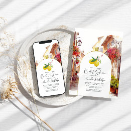 "La Dolce Vita" Italian Village Bridal Shower Invitation