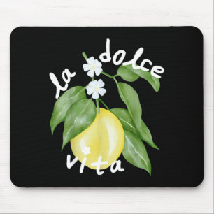 La Dolce Vita La Dolce Bride Italy Lemon Matching Mouse Pad