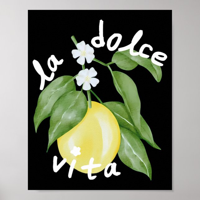 La Dolce Vita La Dolce Bride Italy Lemon Matching  Poster (Front)