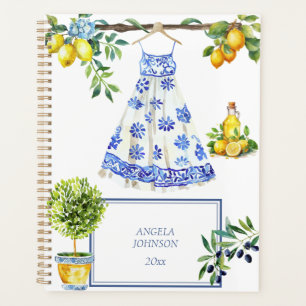 La Dolce Vita Lemon Blue Italy Planner