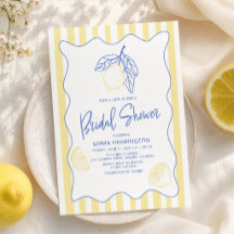 La Dolce Vita Lemon Mediterranean Bridal Shower
