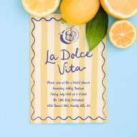 La Dolce Vita Lemons Italian Bridal Shower