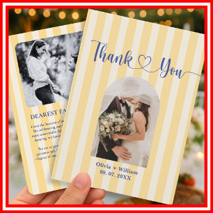 La Dolce Vita Lemons Italian Bridal Shower Thank You Card