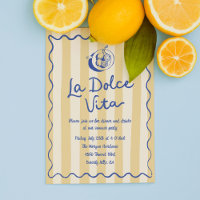 La Dolce Vita Lemons Italian Summer Party