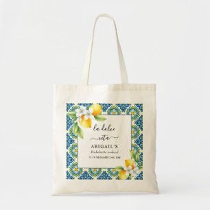  La Dolce Vita Mediterranean bachelorette weekend Tote Bag