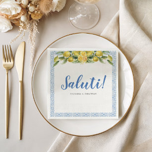 La Dolce Vita - Mediterranean Italian Paper Napkin