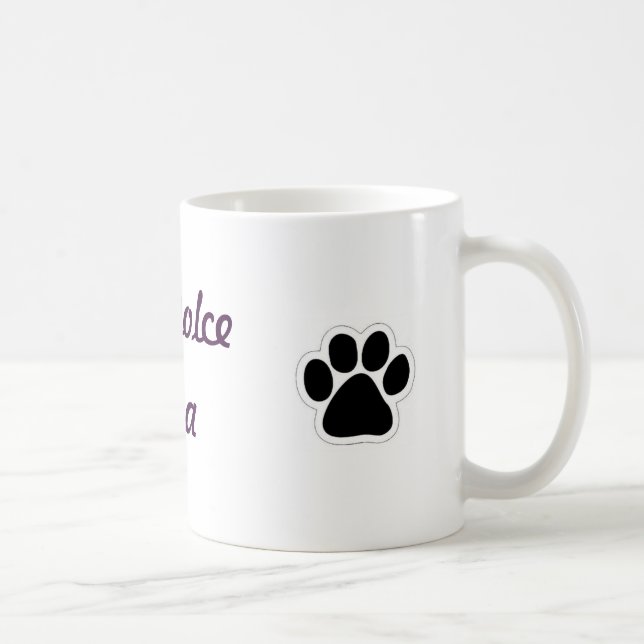 La Dolce Vita Pawprint Mug (Right)