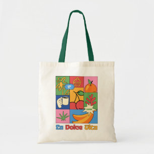 La Dolce Vita Pop Art – Colorful Retro Sweet Life Tote Bag