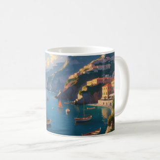 La Dolce Vita Positano Mug | Amalfi Coast Lemon Ar