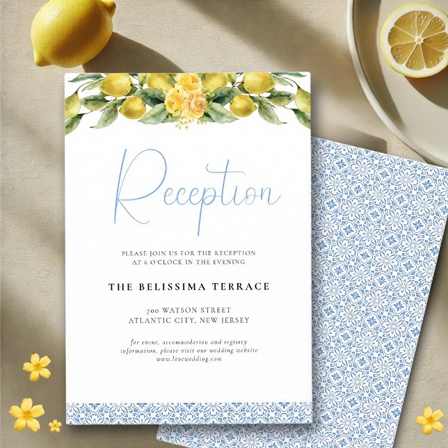 La Dolce Vita Reception Insert Card (Creator Uploaded)