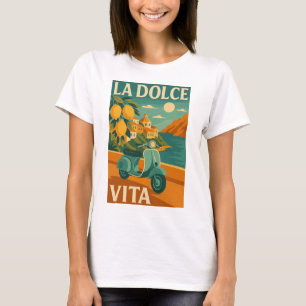 La Dolce Vita – Retro Italian Coast Travel T-Shirt