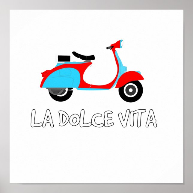 "La Dolce Vita"   The Sweet Life  Poster (Front)