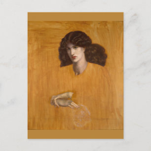 La Donna Della Finestra by Dante Gabriel Rossetti Postcard