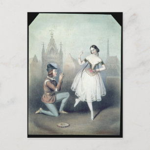 La Esmeralda': Carlotta Grisi & Jules Perrot Postcard