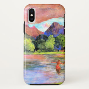 La Farge - After-Glow Tautira River, Tahiti iPhone XS Case