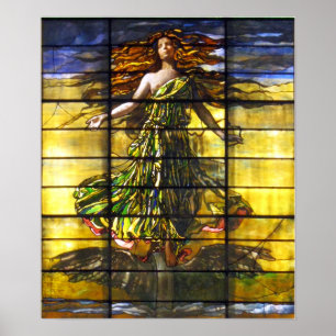 La Farge - Fortune And Her Wheel Poster