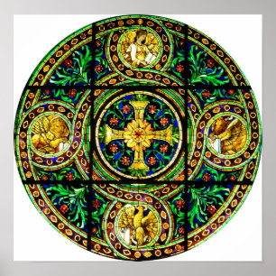 La Farge - Stained Glass Poster