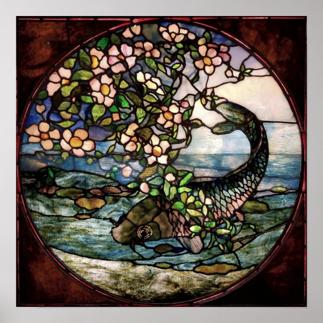 La Farge - The Fish 1890 Poster (Front)