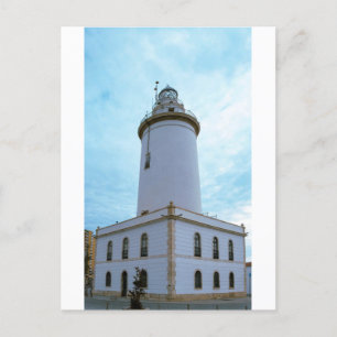 La Farola lighthouse in Malaga Spain Postcard