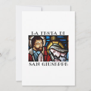 La Festa de San Guiseppe St. Joseph Greeting Card