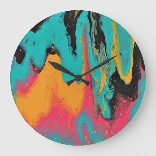 La Fiesta 2 Crazy Colourful Cool Clock (Front)