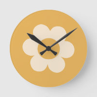 La Fleur 07 Retro Floral Yellow Flower