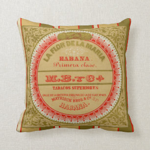 La Flor De La Maria Throw Pillow