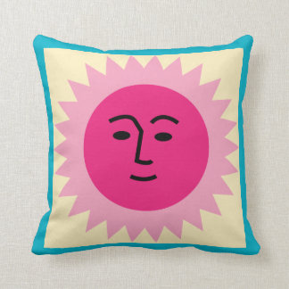 La Fonda Sun yellow pink Cushion