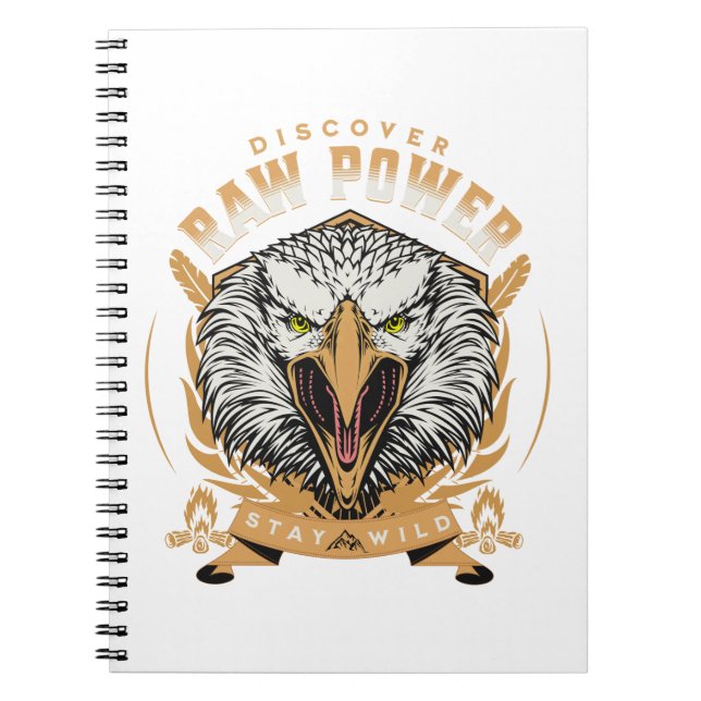 La Force Brute Citation Inspiration Message Phrase Notebook (Front)
