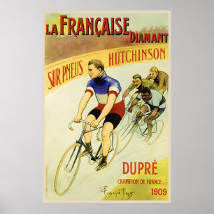 La Francaise Diamant Bicycle Poster 1