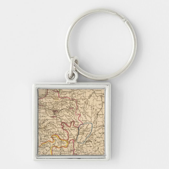 La France 1270 a 1328 Key Ring (Front)