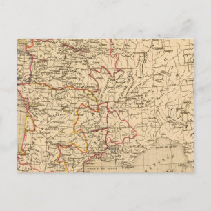 La France 1364 a 1380 Postcard