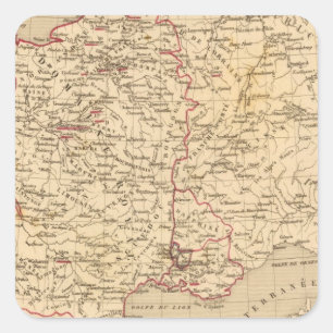 La France 1461 a 1483 Square Sticker