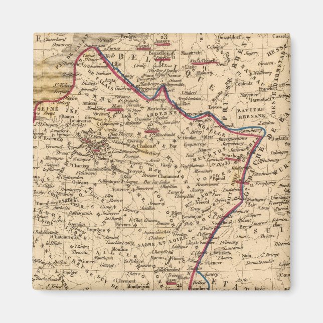 La France 1814 a 1840 Magnet (Front)