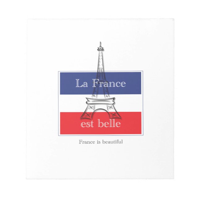 La France est Belle Notepad (Front)
