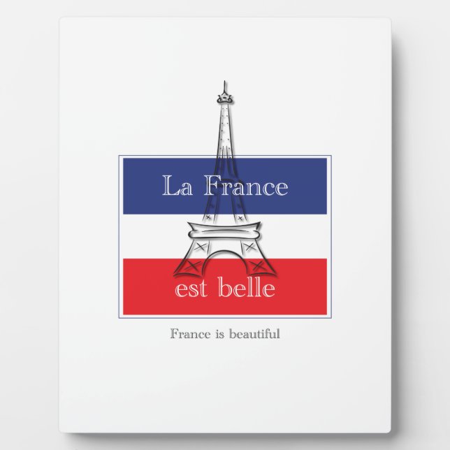 La France est Belle Plaque (Front)