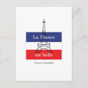 La France est Belle Postcard