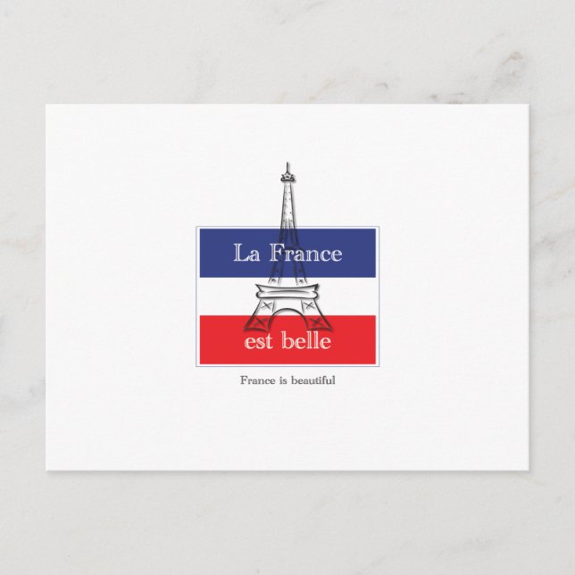 La France est Belle Postcard (Front)