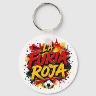 La Furia Roja - Spain national team nickname Key Ring