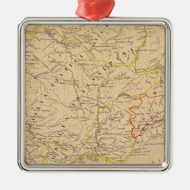 La Gaule Metal Tree Decoration (Front)