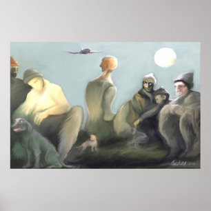 La gente de la calle 'Fulcontrast' Poster
