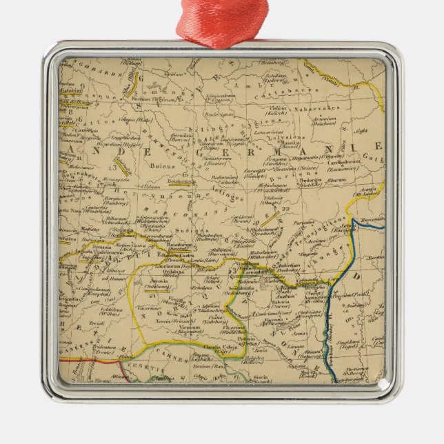 La Germanie, 275 de JC Metal Tree Decoration (Front)