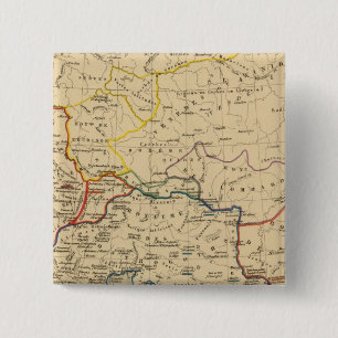 La Germanie a la fin du 5e siecle 15 Cm Square Badge
